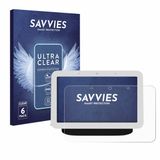 Savvies Screenprotector voor Google Nest Hub 2 - Folie Beschermfolie transparant 6 Stuks