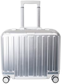 pavo Aluminium-Pilot Businesstrolley, 3-cijferig combinatieslot, 455×250×380 mm