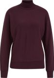 WE Fashion Dames fijngebreide trui - Aubergine - Maat XXXL
