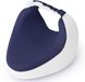 Ibenzoa® Coussin de genou pour dormeurs sur le côté – coussin de jambe orthopédique avec 100% mousse à mémoire de forme, housse en coton et maille respirante, sangle de fixation réglable