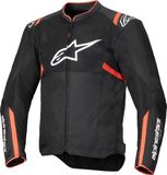 Alpinestars T-Sps Air V2 Motorfiets textieljas Zwart/Rood 4XL