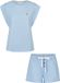 By Louise Dames Korte Pyjama Set Shortama Blauw - Maat S