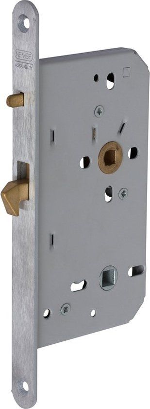 Nemef Schuifdeurslot WC Haakschoot 624/77T - DM 60 - WC 72 - 235x24mm