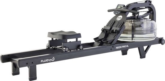 Fluid Rower Neon Pro XL Roeitrainer - Roeimachine met 10 weerstanden - Ergonomische grip - Waterweerstand - Roeiapparaat voor thuis