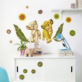 Komar Disney Deco-Sticker Simba and Nala - 50 x 70 cm