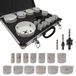 Diamwood Coffret 13 Trépans Bi-métal Hss Pro Acier Bois Pvc - Scie Cloche 13 Pcs Lame De Scie + 2 Mandrins + 3 Forets Pilote De Centrage - Pour Perceuse - Ø 16 À 102 Mm