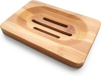 Bamboe Zeepplankje - Plasticvrij - Zero Waste - 12 x 8 cm - Merkloos