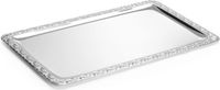 HENDI Serveerplateau – decoratieve rand – roestvast staal – GN 1/1 – 530x325 mm