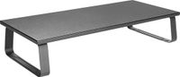 RICOO FS0111 Monitorstandaard voor bureau-opzetstuk, bureau-opzetrek, standaard voor computermonitoren, 60 x 26 x 12 cm, beeldschermverhoging, beeldschermstandaard, laptoptafel
