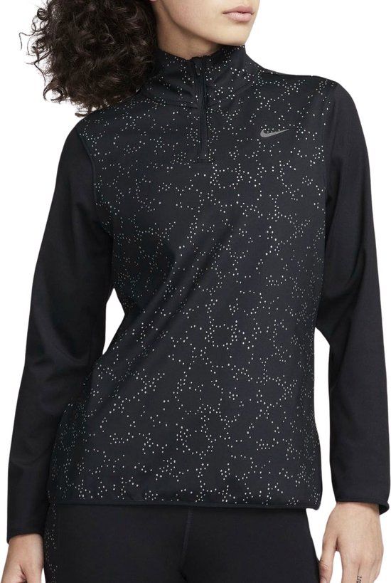 Nike Dri-FIT Sportshirt - Dames - Maat L - Zwart/Wit