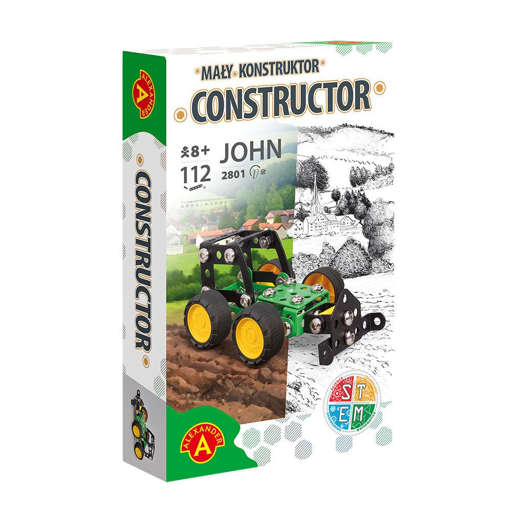 Alexander Toys Constructor - John (Snow Plow) - 112pcs