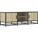 Meuble TV Chêne Sonoma 120x35x41 cm Bois d'ingénierie et métal