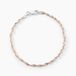 Icecat Bracelet Abie Torsade Argent Bicolore