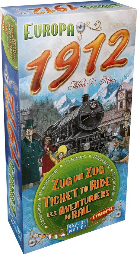 Days of Wonder Ticket to Ride - Europe 1912 - Uitbreiding voor Europe - Bordspel