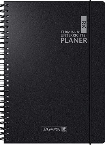 Brunnen 1075761903 Wochenkalender Lehrerkalender 2022/2023 A4 Zwart