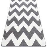 Rugsx - Tapis Sketch - Fa66 Gris Et Blanc - Zigzag Gris 180x270 cm