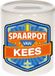 Bellatio Decorations Kinder spaarpot met naam - Kees - keramiek