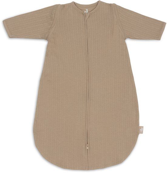 Jollein Baby Slaapzak Zomer Met Afritsbare Mouw 110cm - Rond - Ajour Biscuit