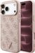 Guess hoesje - Geschikt voor iPhone 17 Pro Max en geschikt voor iPhone 18 Pro Max - Geschikt voor MagSafe - Kunstleer - Roze