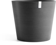Ecopots Amsterdam 70 - Dark Grey - Ø70 x H61,3 cm - Ronde donkergrijze bloempot