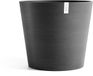 Ecopots Amsterdam 70 - Dark Grey - Ø70 x H61,3 cm - Ronde donkergrijze bloempot