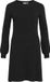 VILA VIKALIA L/S BOATNECK KNIT DRESS RP1/KA - Dames - Mini jurken - Zwart - Maat L