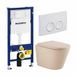 Geberit QeramiQ Dely Toiletset - Mat Beige