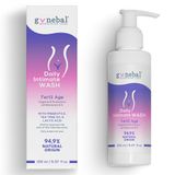 GYNEBAL Kalmerende intieme zeep voor vrouwen voor vruchtbare leeftijd PH 4.5 voor een gezonde intieme flora - Intieme hygiënegel voor vrouwen met theeboom en prebiotica die intieme irritatie voorkomen - 150 ml