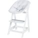 ROBA Chaise haute évolutive Born Up Zick Zack 2 en 1 (blanc)