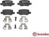 Brembo P50090 Rear Disc Brake Pad - Set of 4