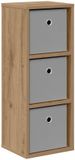 vidaXL Dressoir Artisan Eiken 25,5 x 22 x 69,5 cm
