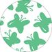 Bonateks Tapis de souris rond imprimé numériquement