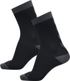 Hummel Element Indoor Sport Sock, set van 2 stuks, zwart, heren, maat 27-30