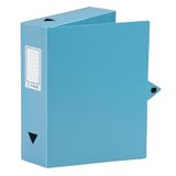 Viquel Class Doc Heftbox polypropyleen, rug 80 mm turquoise blauw