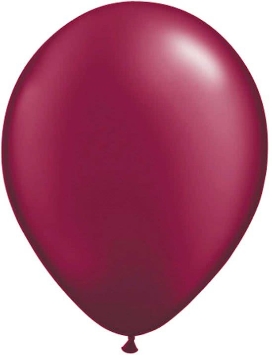 Folat Burgundy Wijnrode Ballonnen 30cm - 50 stuks