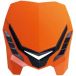 POLISPORT 8670800006 - E-BLAZE koolstofvezel koplamp met LED lamp compatibel met alle motorcross/enduro modellen in kleur oranje