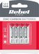 Rebel Piles zinc-carbone REBEL R03 R3, 4 pièces AAA, emballage blister