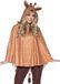 Leg Avenue Giraffe Poncho Costume Brown
