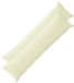 vidaXL - Kussensloop - 2 stuks - Heerlen - Crèmekleurig - 40 x 145 cm - Polyester