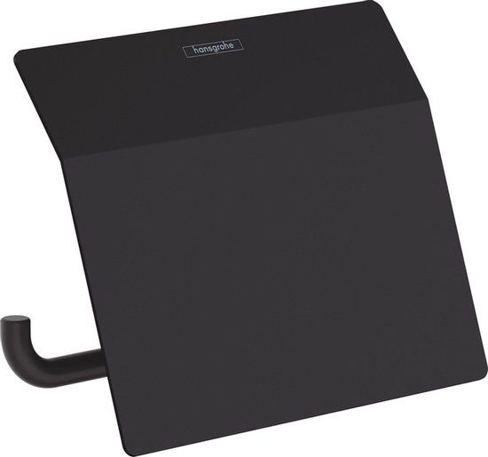 Hansgrohe AddStoris closetrolhouder mat zwart