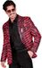 Widmann Pailletten Colbert Funky Safari Style Man Roze M