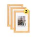 Walther Design Grado HI824H3 Fotolijst, hout, 18 x 24 cm, 3 stuks, naturel