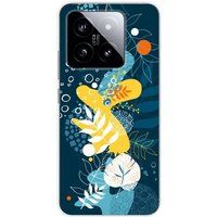 Xiaomi Bedrukt siliconen hoesje compatibel met Xiaomi 14 Sea flowers