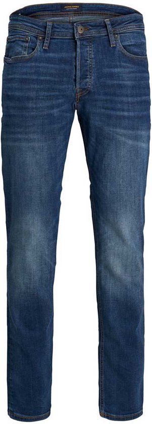 JACK & JONES Tim Original Regular Fit Jeans - Denim Blue - Men's - Size 27/30