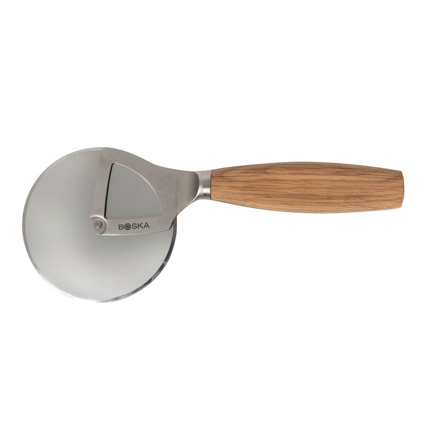 Boska Pizzasnijder Oslo+ - Non-stick - Eikenhout & RVS