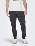 ONLY & SONS ONSCARTER Tapered fit Cargo broek - Heren - W32 X L34 - Grijs gestreept