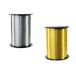 Clairefontaine 601776AMZC - Set van 2 Rollen Glad Bolduc Lint - 500mx0,7cm - Goud/Zilver