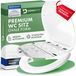 Toiletbril ovaal met soft-close en antibacterieel materiaal