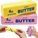 Butter Squishy grote zachte squishies - Set van 2 - Fidgetspeelgoed - Knijpspeelgoed voor kinderen en volwassenen
