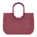 reisenthel loopshopper L – stabiele tas met praktische vakken van gerecyclede PET-flessen – charmant en waterafstotend design goud, Twist Maroon, Large